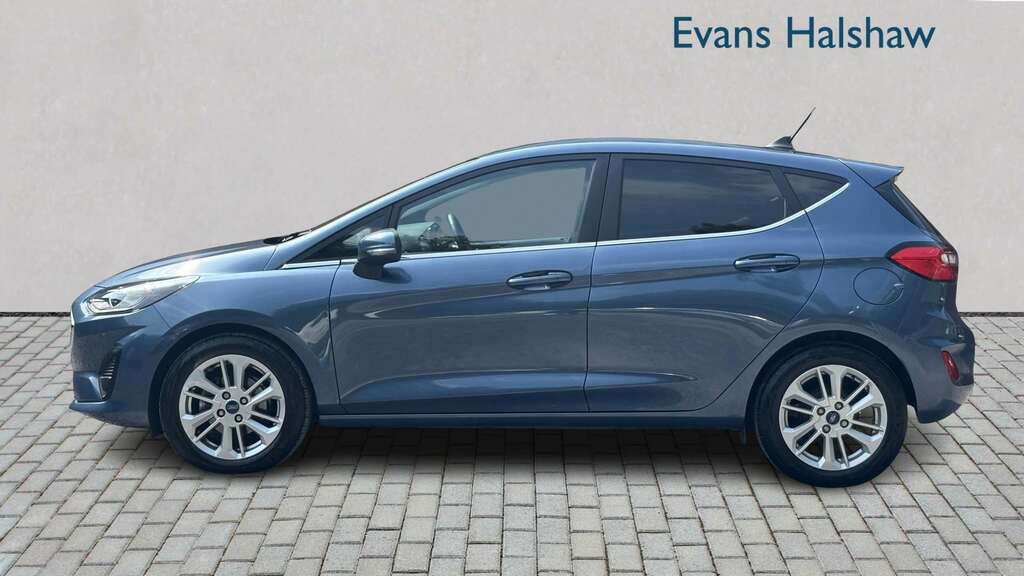 Ford Fiesta 1.0 Ecoboost Hybrid Mhev 125 Titanium 2022 PK72WCW Blue #5