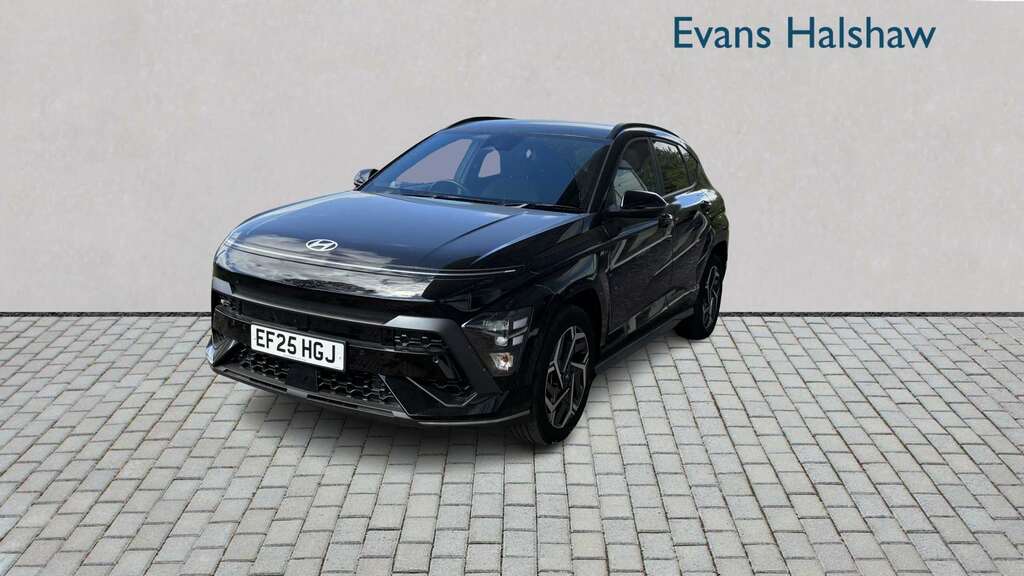 Hyundai Kona 1.6 Hybrid 129 N Line Dct 2025 EF25HGJ Black #2