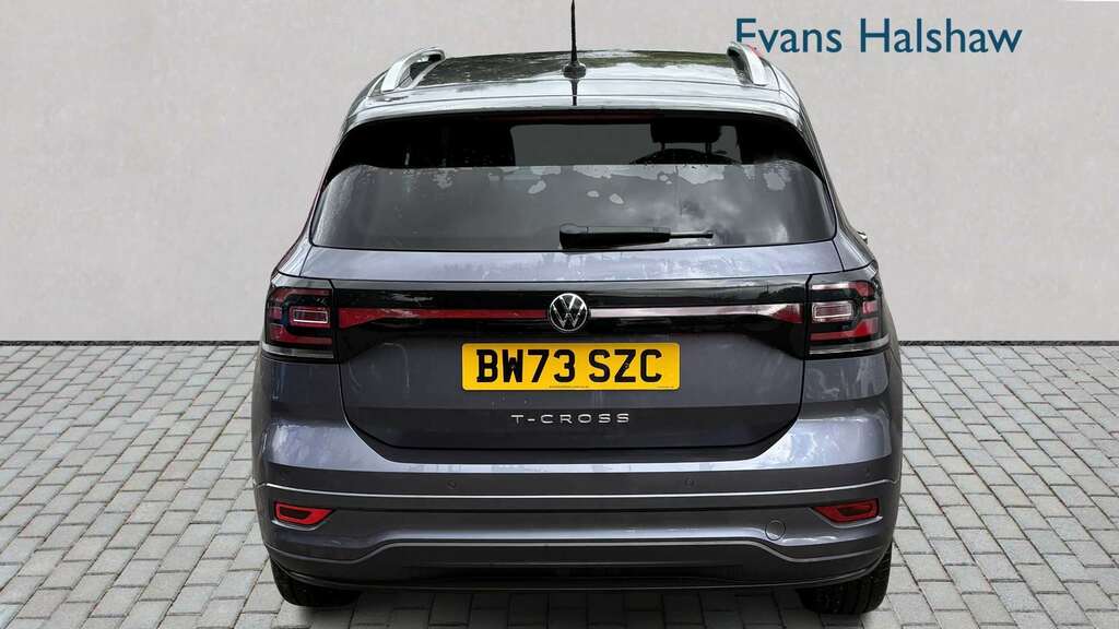 Volkswagen T-Cross 1.0 Tsi 110 R-line Dsg 2024 BW73SZC Grey #4