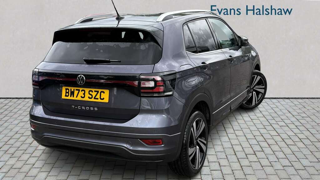 Volkswagen T-Cross 1.0 Tsi 110 R-line Dsg 2024 BW73SZC Grey #3