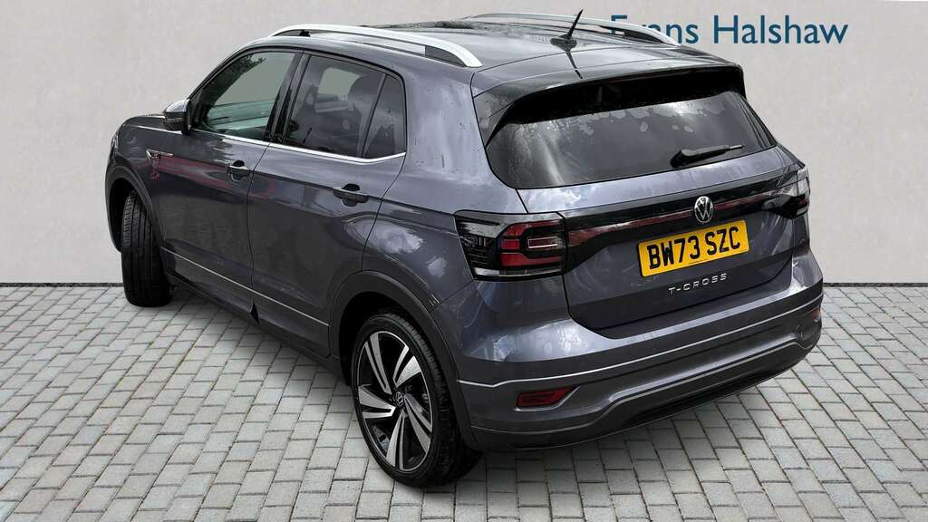 Volkswagen T-Cross 1.0 Tsi 110 R-line Dsg 2024 BW73SZC Grey #5