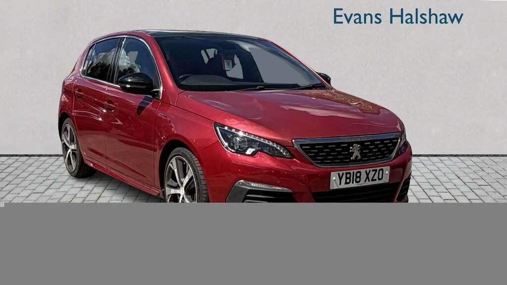 Peugeot 308 1.2 Puretech 130 Gt Line 2018 Red