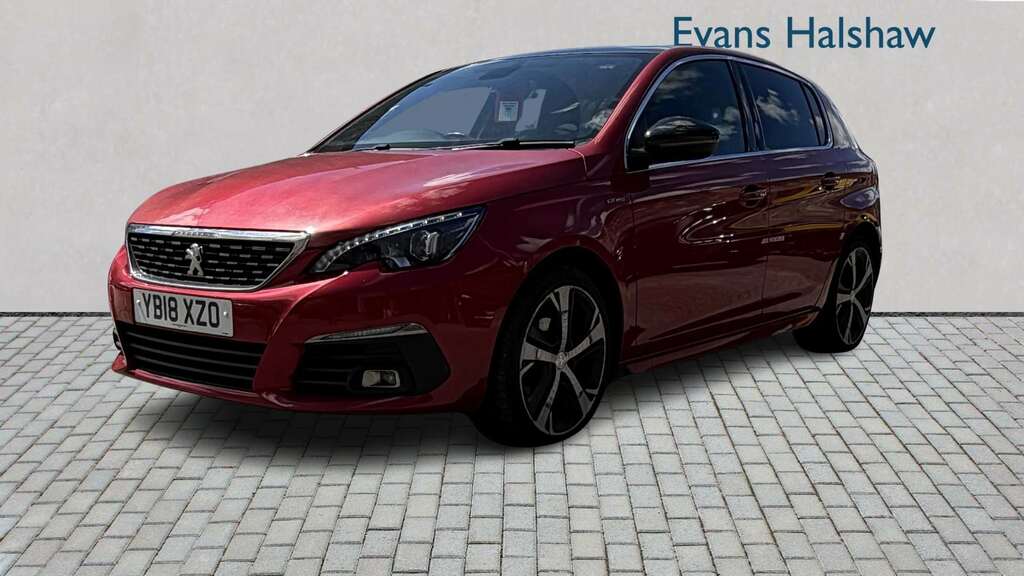 Peugeot 308 1.2 Puretech 130 Gt Line 2018 YB18XZO Red #2