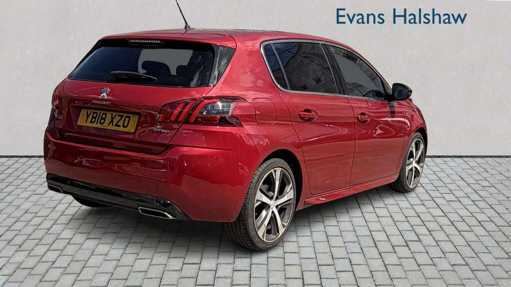 Peugeot 308 1.2 Puretech 130 Gt Line 2018 YB18XZO Red #4