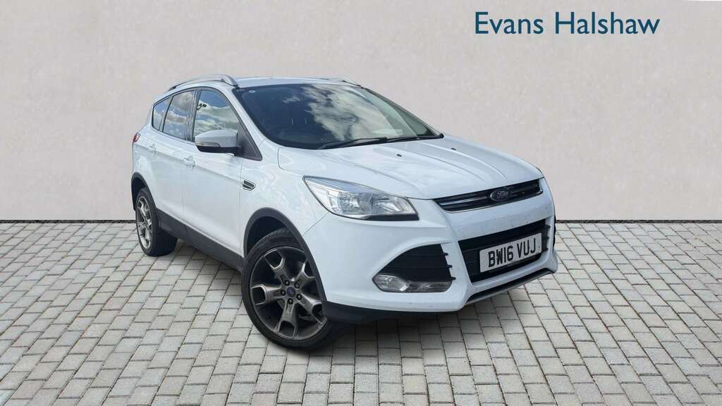 Ford Kuga 4X4 2.0 Tdci Titanium Awd Euro 6 Ss 20166 White #1