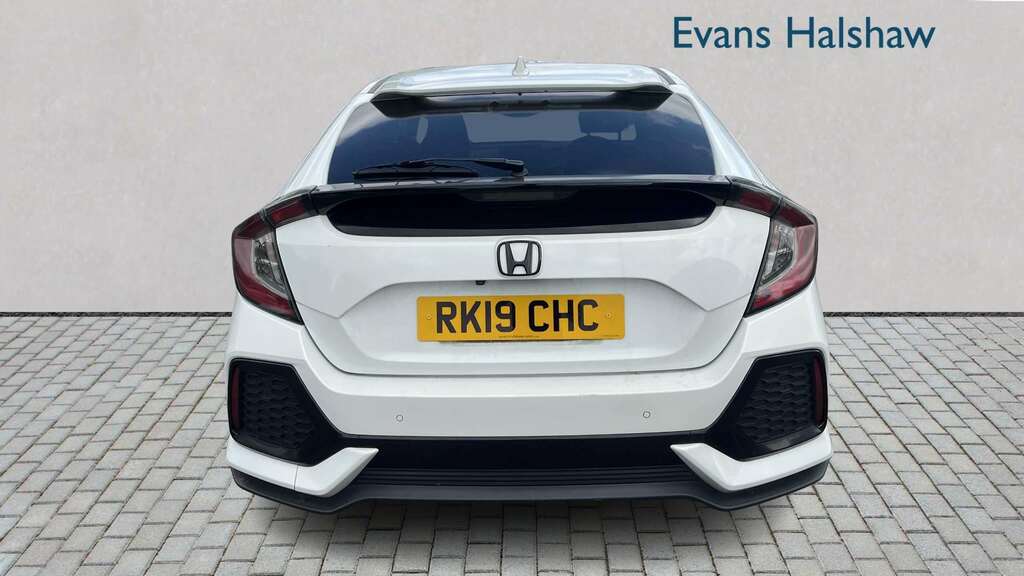 Honda Civic 1.0 Vtec Turbo 126 Sr Cvt 2019 White #3