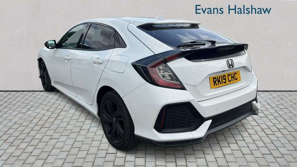 Honda Civic 1.0 Vtec Turbo 126 Sr Cvt 2019 White #4
