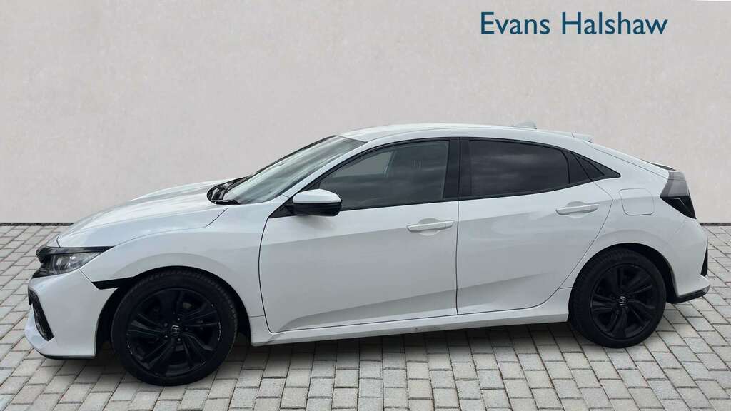 Honda Civic 1.0 Vtec Turbo 126 Sr Cvt 2019 White #5