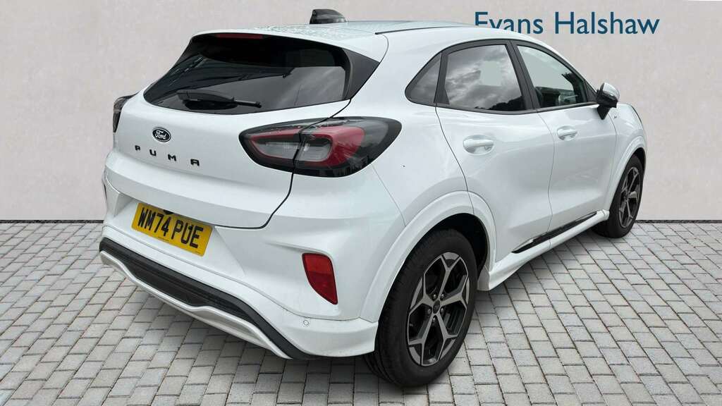 Ford Puma 1.0 Ecoboost Hybrid Mhev St-line 2024 WM74PUE White #4