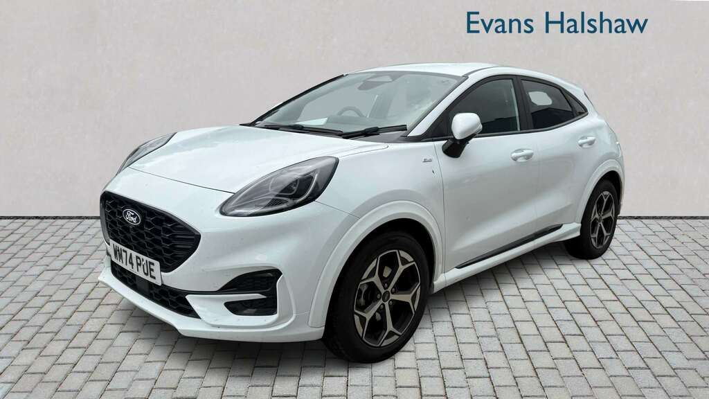 Ford Puma 1.0 Ecoboost Hybrid Mhev St-line 2024 WM74PUE White #2