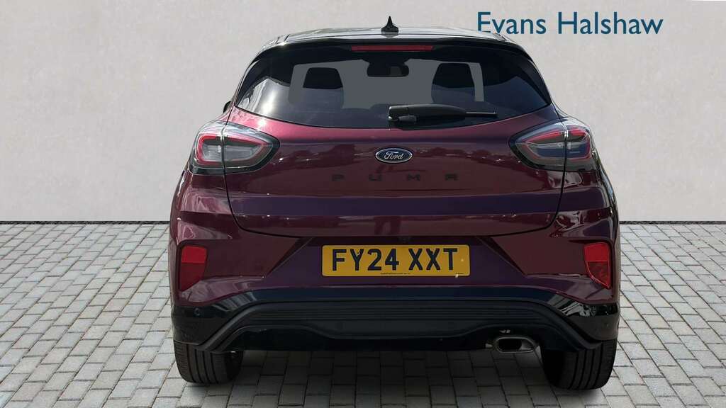 Ford Puma 1.0 Ecoboost Hybrid Mhev Vivid Ruby Edition 20 Red #4