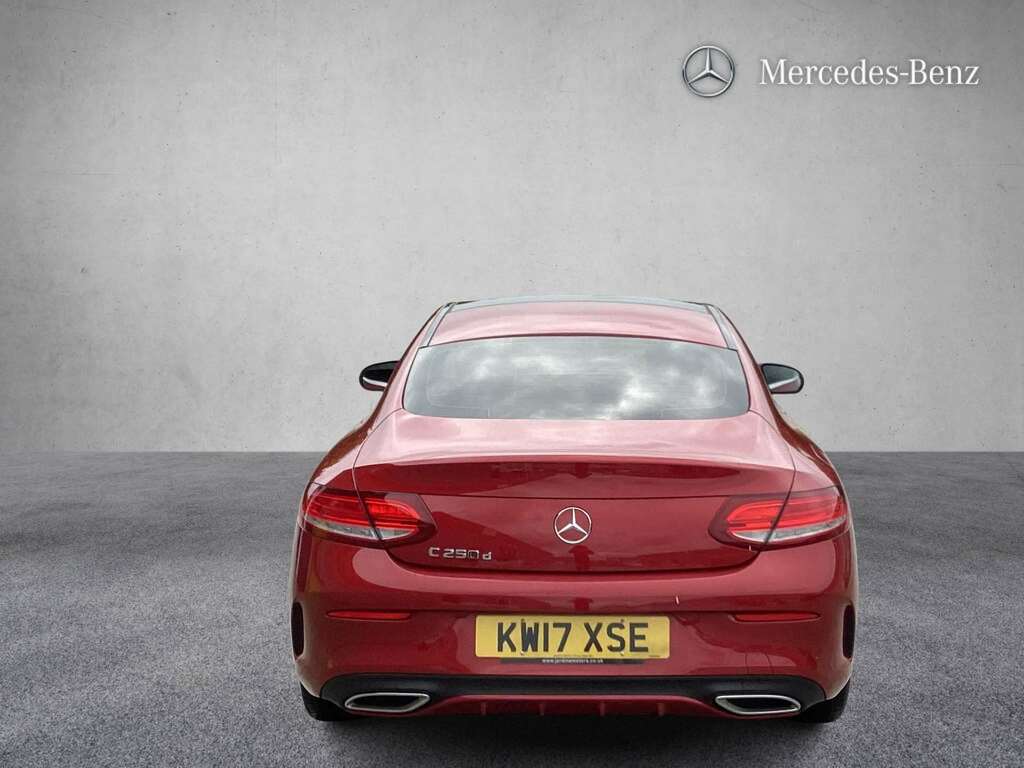 Mercedes-Benz C Class C250d Amg Line Premium Plus 2017 Red #3