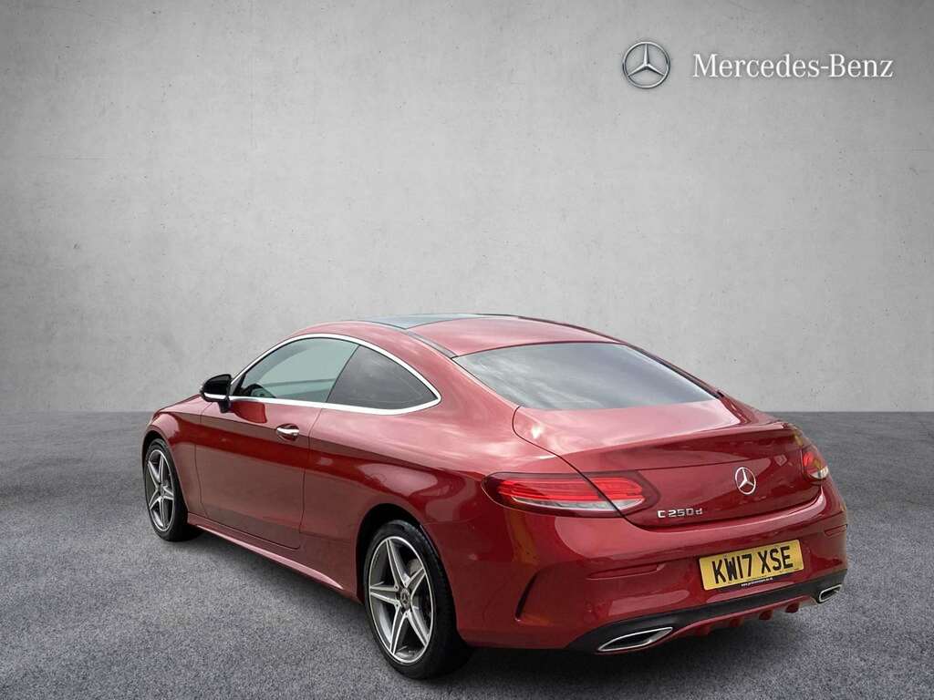 Mercedes-Benz C Class C250d Amg Line Premium Plus 2017 Red #4