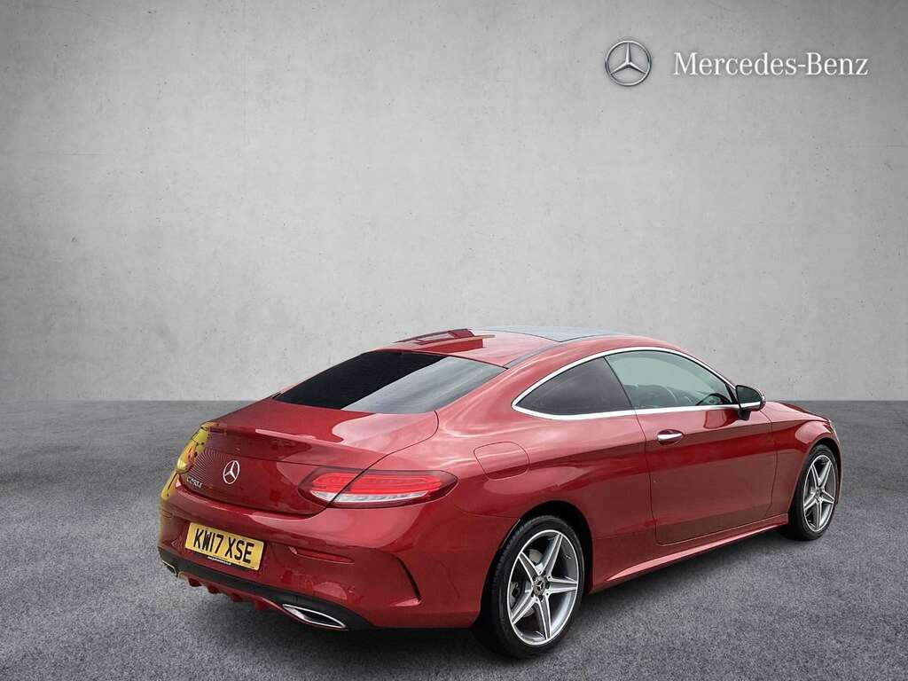 Mercedes-Benz C Class C250d Amg Line Premium Plus 2017 Red #2