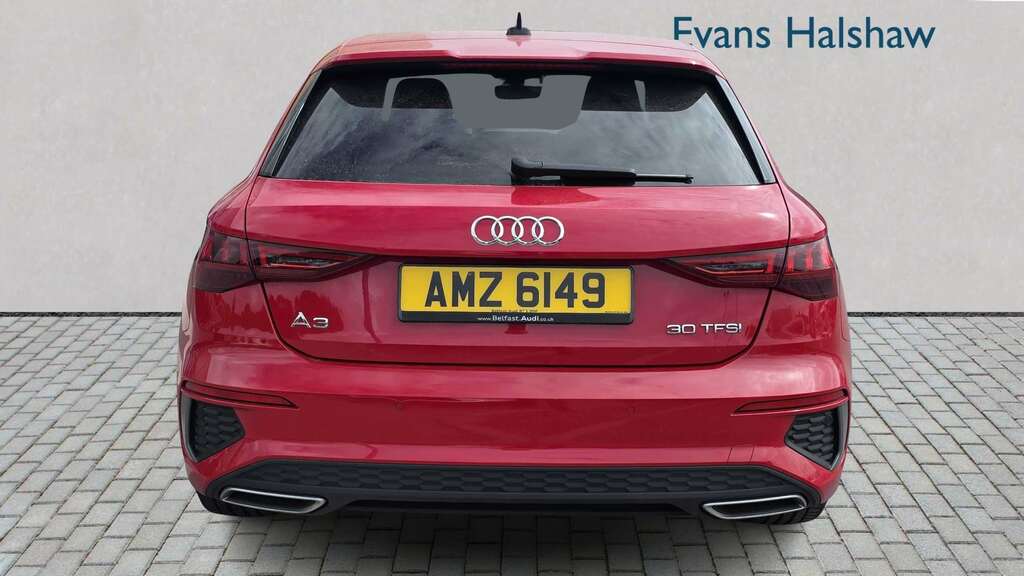 Audi A3 30 Tfsi S Line S Tronic 2023 AMZ6149 Red #5
