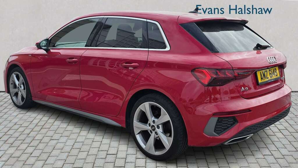 Audi A3 30 Tfsi S Line S Tronic 2023 AMZ6149 Red #4