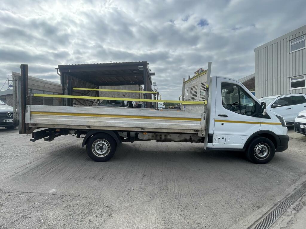 Ford Transit Custom 2.0 350 Ecoblue Hd Leader Chassis Cab M DN72HYX White #3