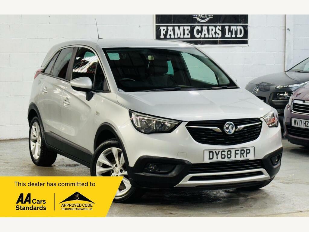Vauxhall Crossland X 1.2 Turbo Tech Line Nav Euro 6 S S Silver