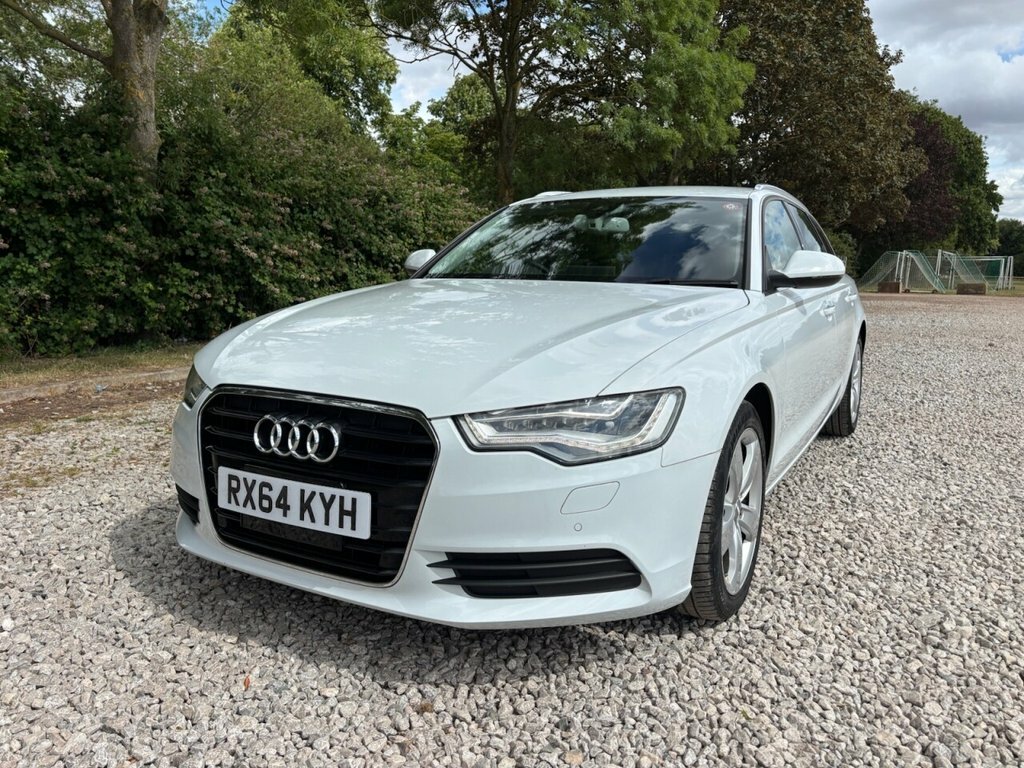 Audi A6 Avant Estate White #5