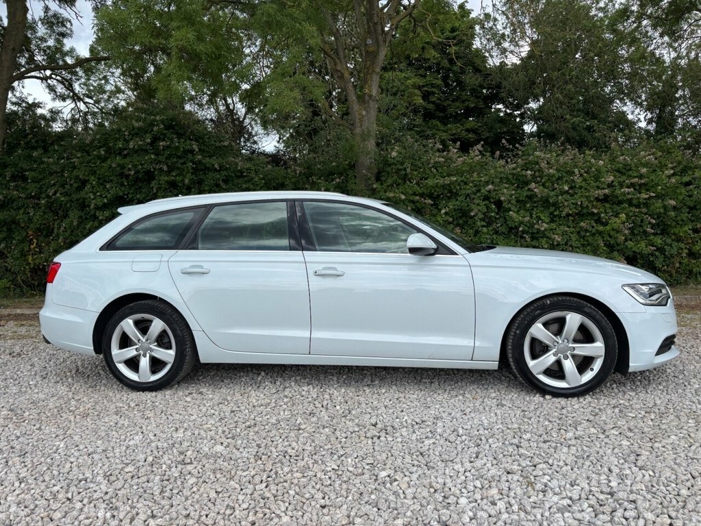 Audi A6 Avant Estate White #2