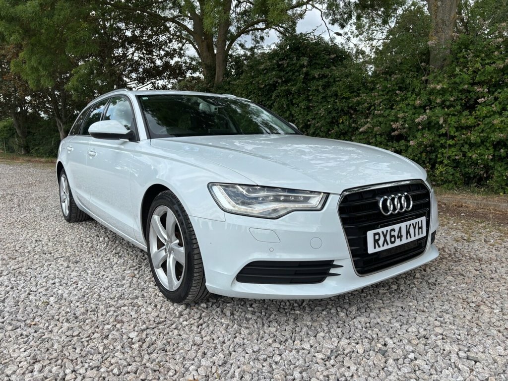 Audi A6 Avant Estate White #3