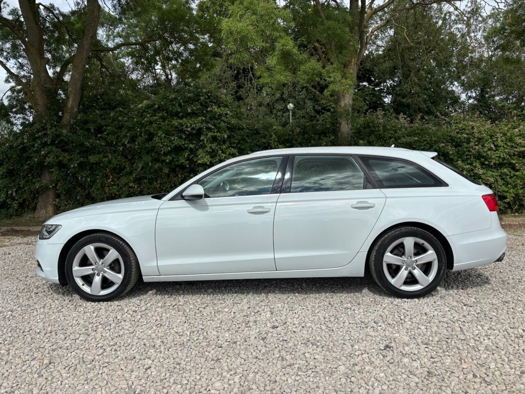 Audi A6 Avant Estate White #6