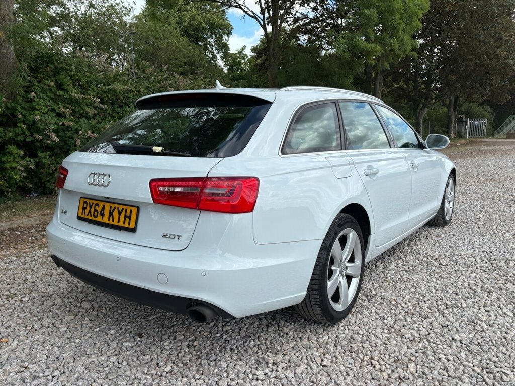 Audi A6 Avant Estate White #4
