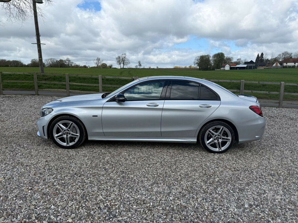Mercedes-Benz C Class C300e Amg Line Premium Plus 9G-tronic Saloon P Silver #3