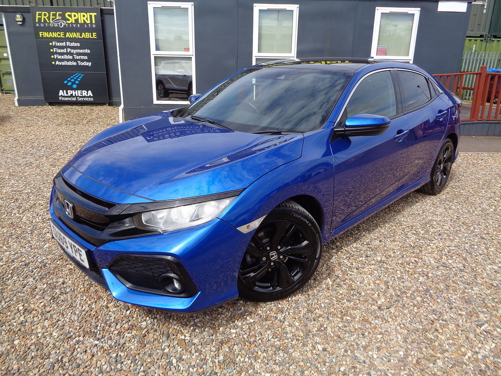 Honda Civic Vtec Turbo Ex Blue #4