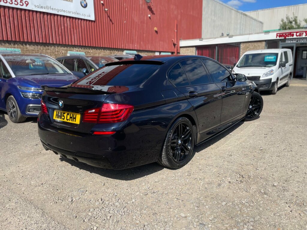 BMW 5 Series 2.0 520D M Sport Euro 6 Ss Black #3