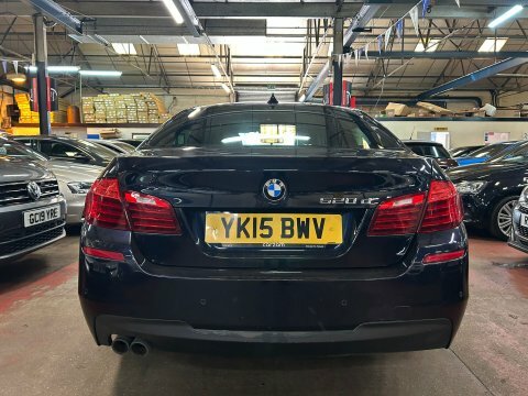 BMW 5 Series 520D M Sport YK15BWV Black #6