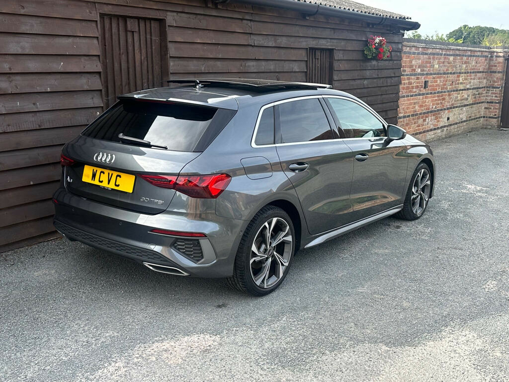 Audi A3 1.0 Tfsi 30 S Line Sportback Euro 6 Ss Grey #3