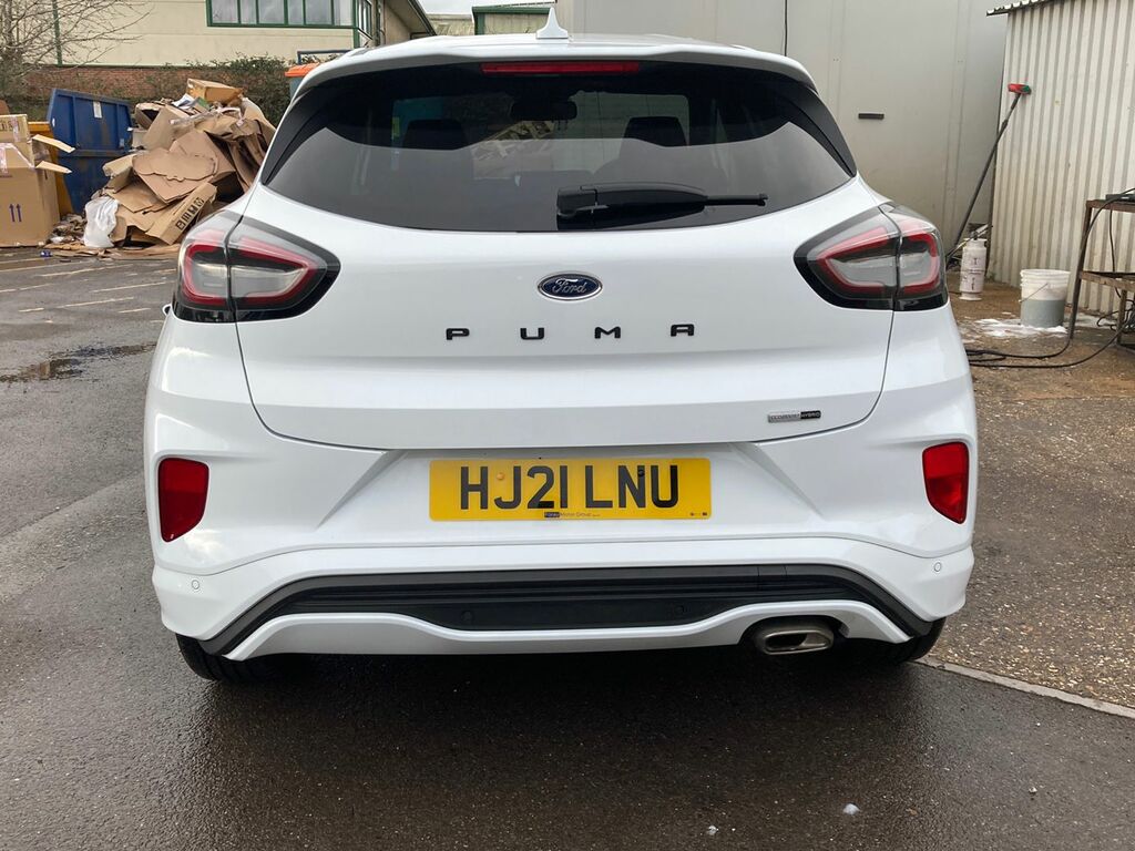 Ford Puma 1.0 Ecoboost Hybrid Mhev St-line X White #6