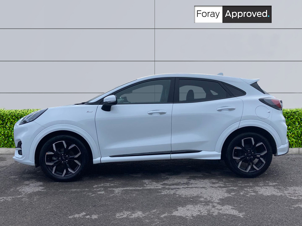 Ford Puma 1.0 Ecoboost Hybrid Mhev St-line X White #4