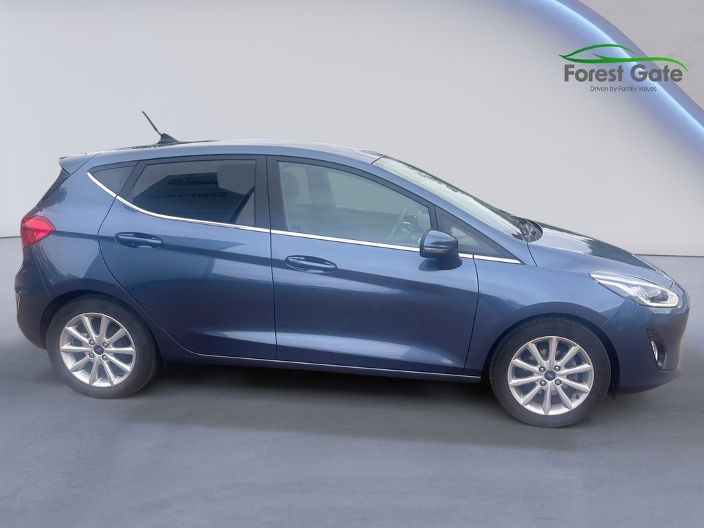 Ford Fiesta 1.0T Ecoboost Mhev Titanium Hatchback M Blue #4