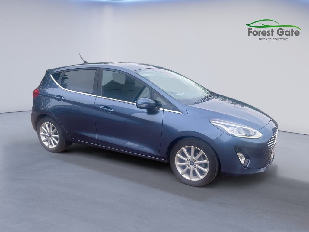 Ford Fiesta 1.0T Ecoboost Mhev Titanium Hatchback M Blue #3