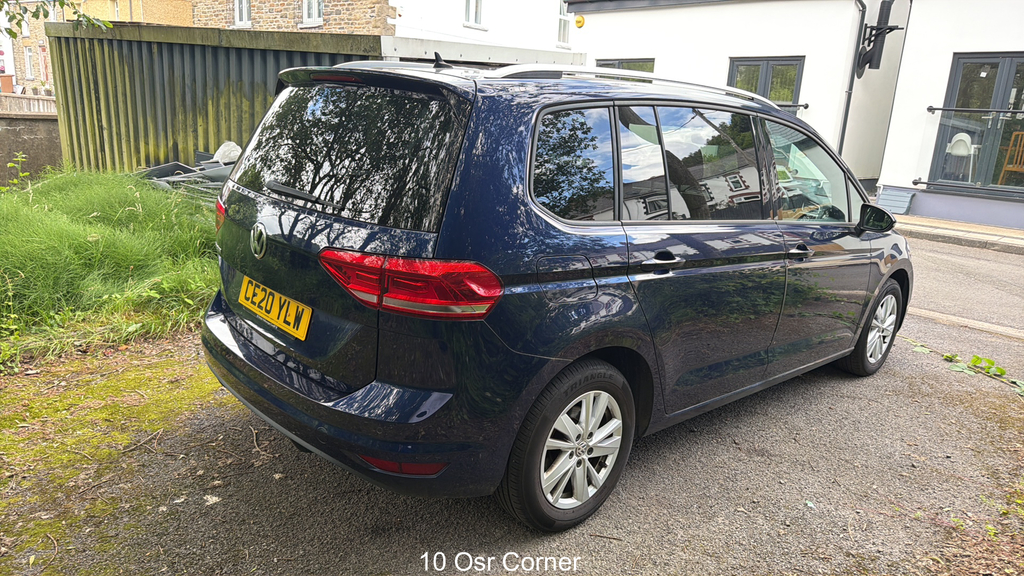 Volkswagen Touran 1.5 Tsi Evo Se Family Dsg Blue #4
