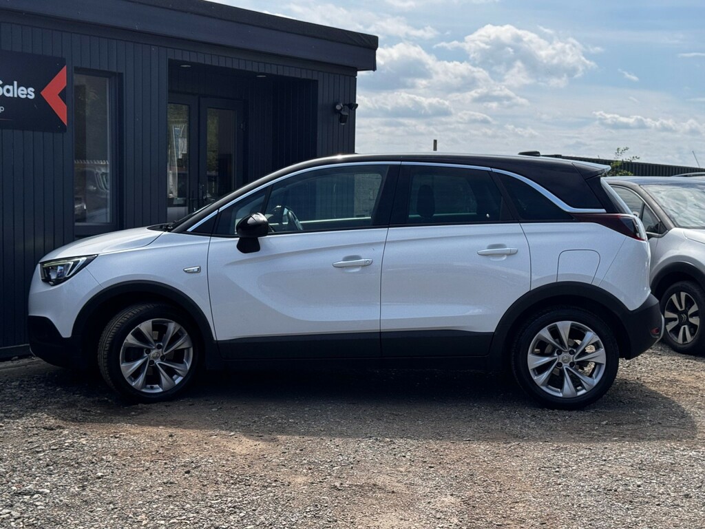 Vauxhall Crossland X Suv 1.2 Turbo Ecotec Gpf Tech Line Nav Suv Pet DU18YAK White #2