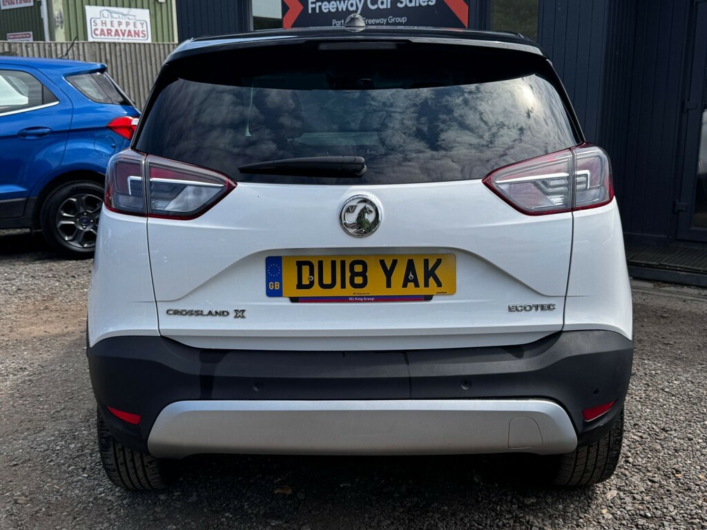 Vauxhall Crossland X Suv 1.2 Turbo Ecotec Gpf Tech Line Nav Suv Pet DU18YAK White #6