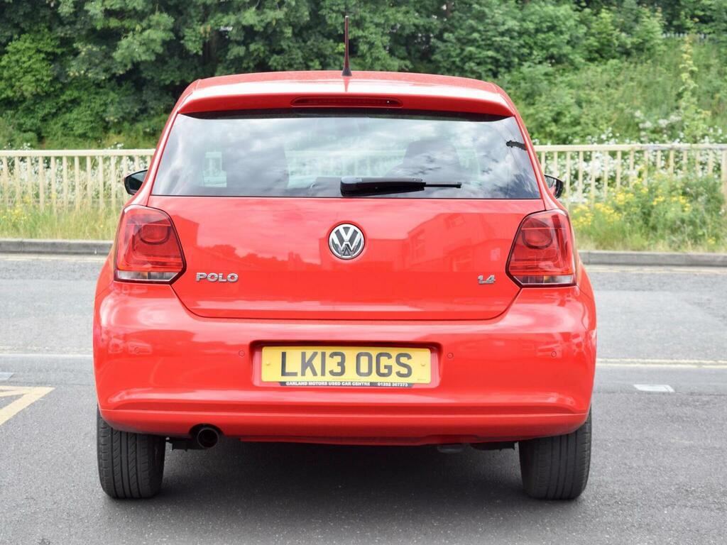 Volkswagen Polo Hatchback 1.4 Match Dsg Euro 5 201313 LK13OGS Red #6