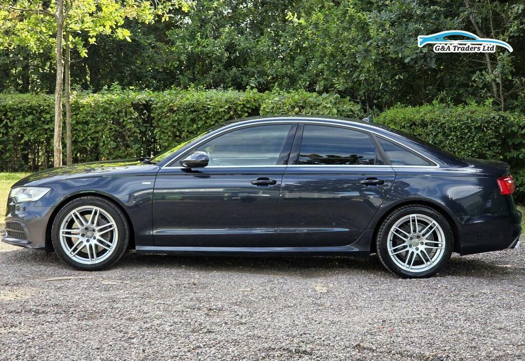 Audi A6 Saloon 3.0 Tfsi V6 S Line S Tronic Quattro Euro 5 Ss 4 DK62SLZ Blue #3
