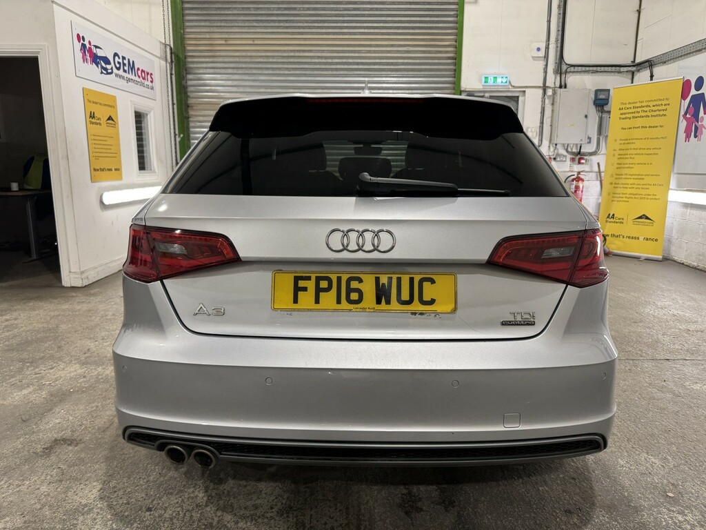 Audi A3 Hatchback 2.0 Tdi S Line 201616 FP16WUC Silver #6