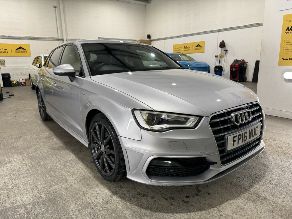 Audi A3 Hatchback 2.0 Tdi S Line 201616 FP16WUC Silver #3