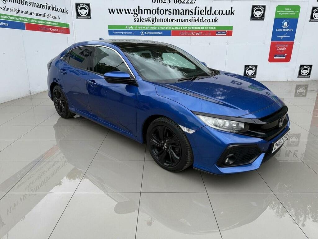 Honda Civic Hatchback 1.0 Vtec Turbo Ex Cvt Euro 6 Ss Blue