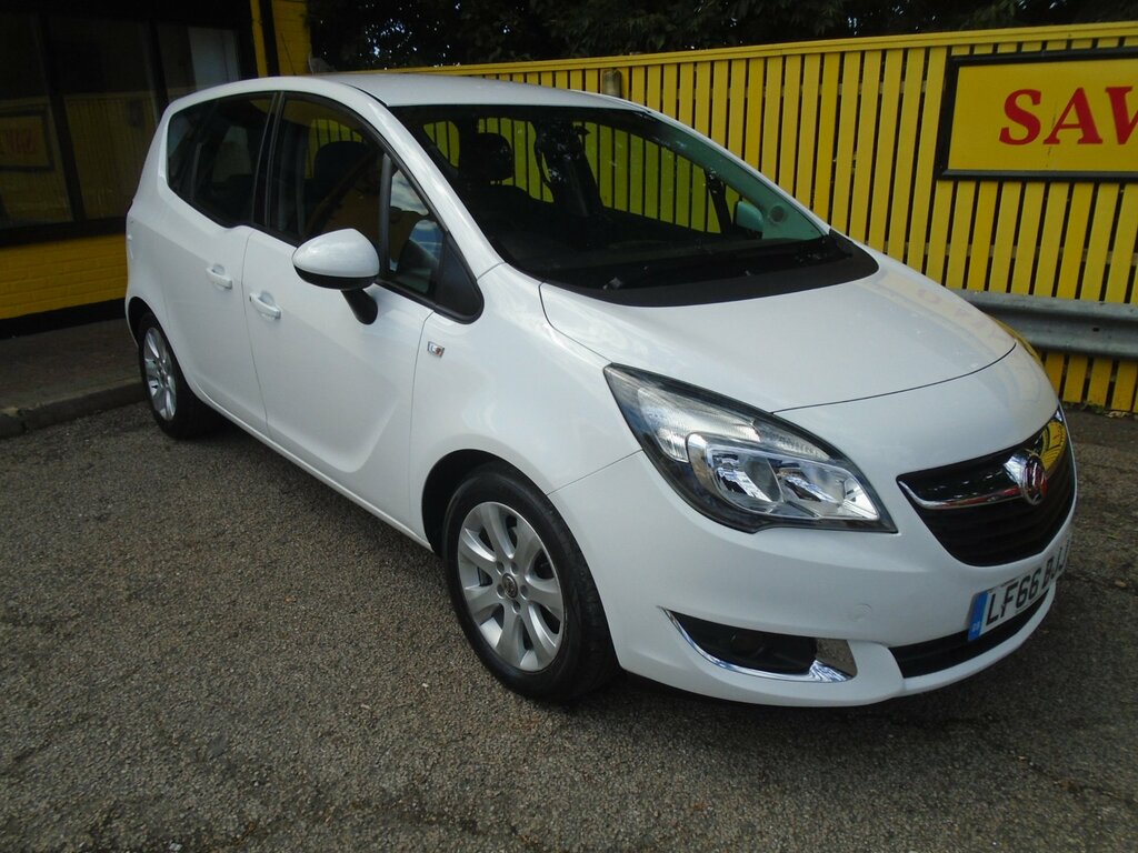 Vauxhall Meriva 1.4I Life Mpv Euro 6 100 Ps White
