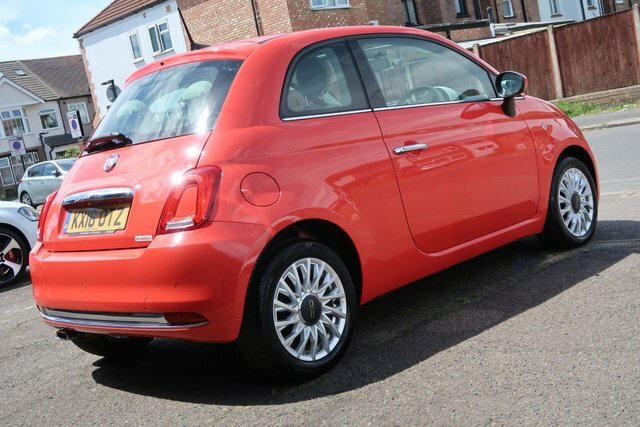 Fiat 500 2016 1.2 Lounge Hatchback Dualogic Euro KX16OTZ Pink #3