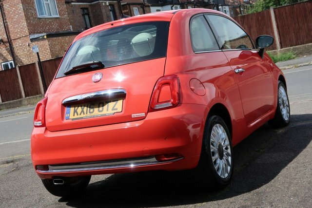 Fiat 500 2016 1.2 Lounge Hatchback Dualogic Euro KX16OTZ Pink #4