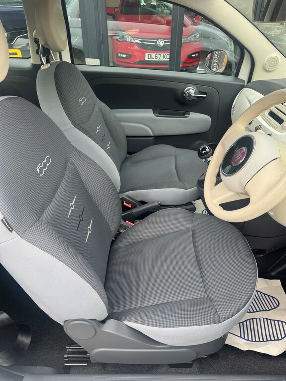 Fiat 500 1.2 Lounge Euro 5 Ss White #8