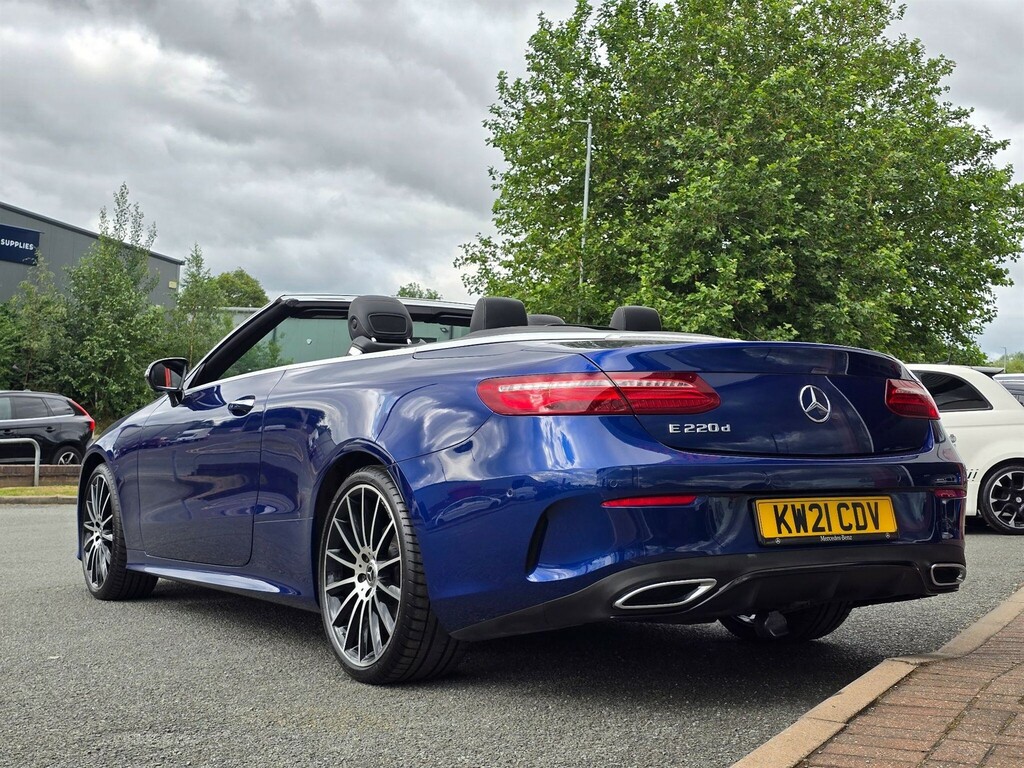 Mercedes-Benz E Class 2.0 D Amg Line Premium Plus Cabriolet G-tronic Blue #5