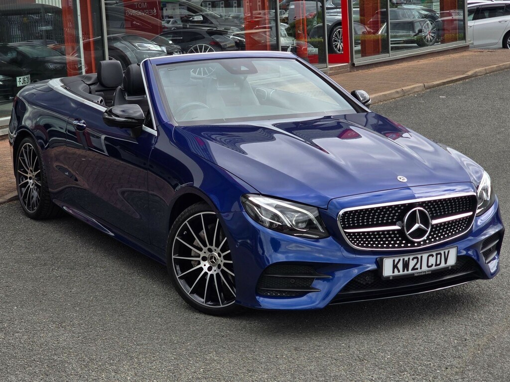 Mercedes-Benz E Class 2.0 D Amg Line Premium Plus Cabriolet G-tronic Blue #6